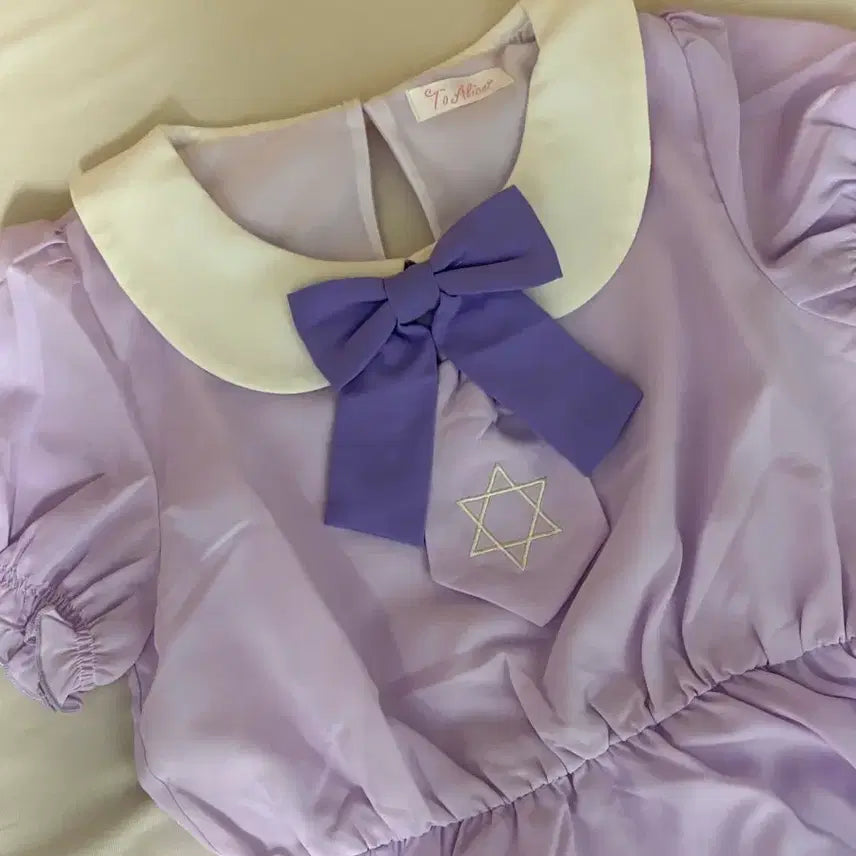 [BUNJANG] To Alice Lavender Fairy Mini Dress / To Alice 투앨리스 라벤더 페어리