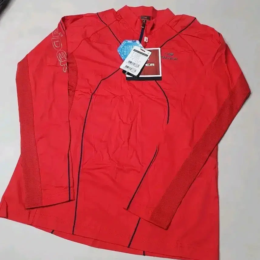 [BUNJANG] Eider Men's Jeyone Zip-Up Long-Sleeve T-Shirt Red M / [M] 아이더 남성 제이요네 집업 긴팔 티셔츠 새제품