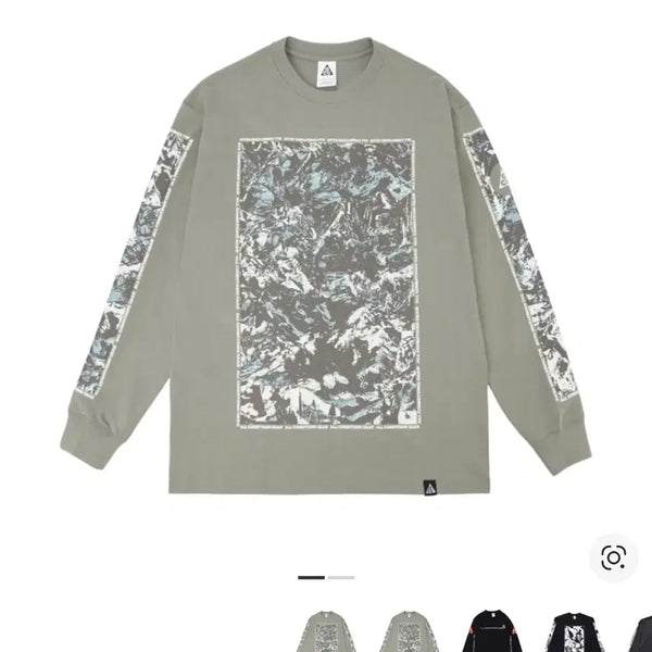 [BUNJANG] Nike NRG ACG Cave Long Sleeve T-Shirt Light Army / 나이키 NRG ACG 케이브 롱슬리브 티셔츠 라이트 아미 - 아시아