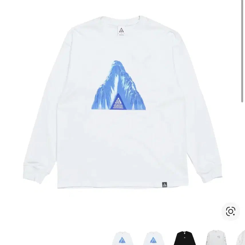 [BUNJANG] Nike ACG Ice Cave Long Sleeve T-Shirt Summit White (Asia Sizing) / 나이키 ACG 아이스 케이브 롱슬리브 티셔츠 서밋 화이트 - 아시아