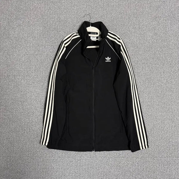 [BUNJANG] Adidas Firebird Windbreaker Jacket Black 2XL / 아디다스 파이어버드 바람막이 윈드브레이커 블랙 2XL SST
