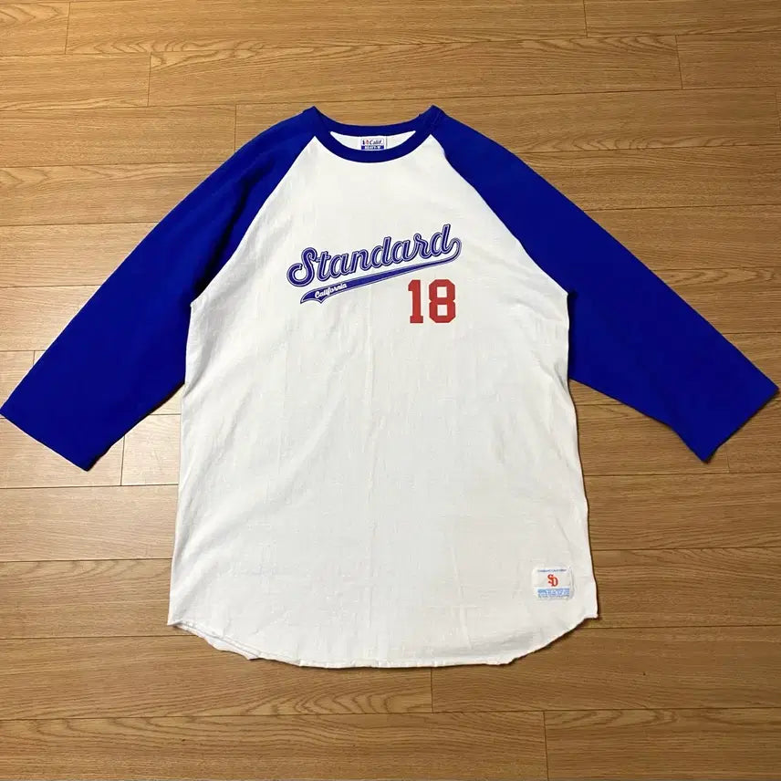 [BUNJANG] Standard California 18th Anniversary Baseball Raglan T-Shirt / (L) 스탠다드 캘리포니아 18주년 베이스볼 래글런 티셔츠