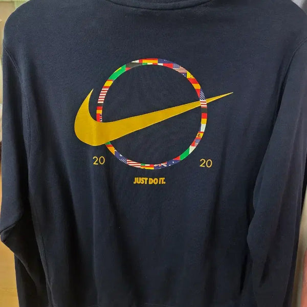 [BUNJANG] Nike Just Do It Navy Swoosh Sweatshirt L / [희귀품_흡연X ] 나이키 맨투맨 네이비 저스트 두잇 스우시 로고L