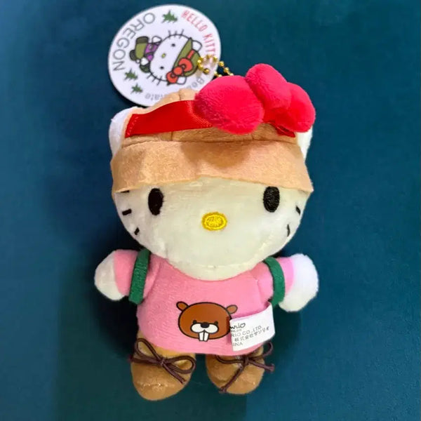 [BUNJANG] Hello Kitty Kinokuniya Bookstore 'Oregon' Doll Keychain / (미사용) 헬로키티 키노쿠미야 서점 인형 키링