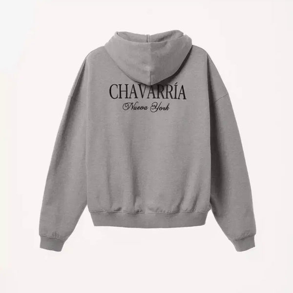 [BUNJANG] ZARA x Willy Chavarria Relaxed Fit Hooded Zip-Up Sweatshirt Grey M / 자라x윌리차바리아 릴렉스드 핏 후드집업 그레이 M