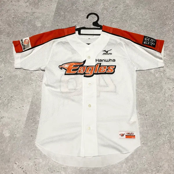 [BUNJANG] Hanwha Eagles Baseball Team Player Issue Short Sleeve Jersey / 한화이글스 유니폼 반팔 한화 피에 상태굿
