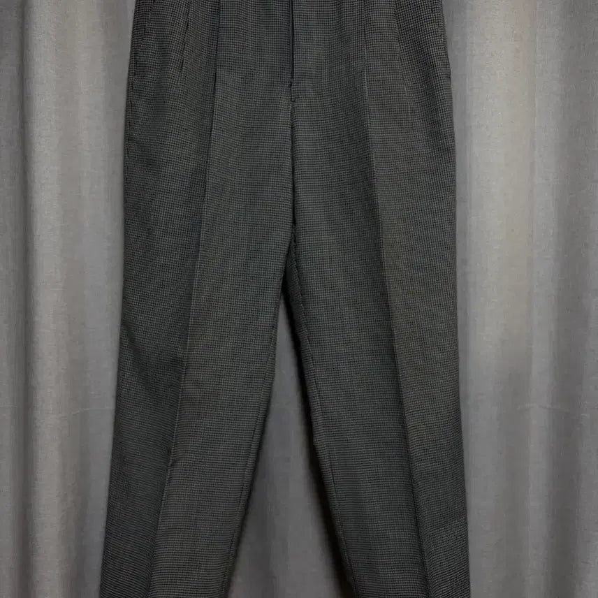 [BUNJANG] Saint Laurent (YSL) Classic Check Wool Blend Slacks / YSL 입생로랑 체크 슬랙스 (허리 86cm)