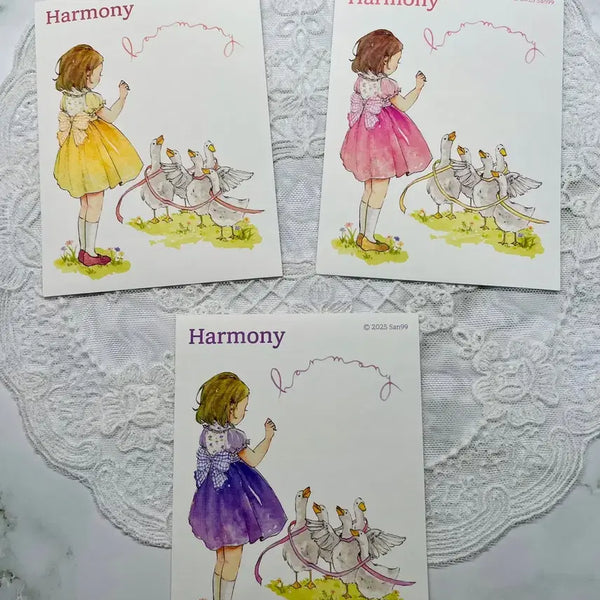 [BUNJANG] SanGuGu Author Harmony 3-Color Stickers (Set of 3) / 품절 구매 불가