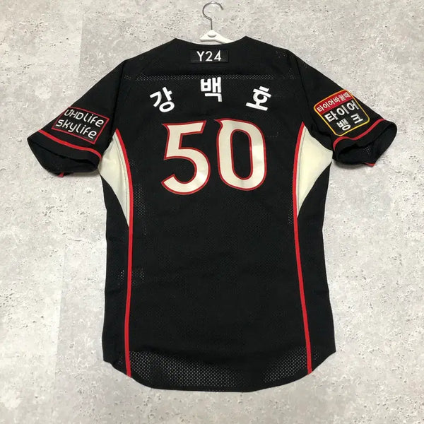 [BUNJANG] KT Wiz Kang Baek-ho Authentic Baseball Jersey / KT위즈 유니폼 강백호 반팔 상태굿 어센틱