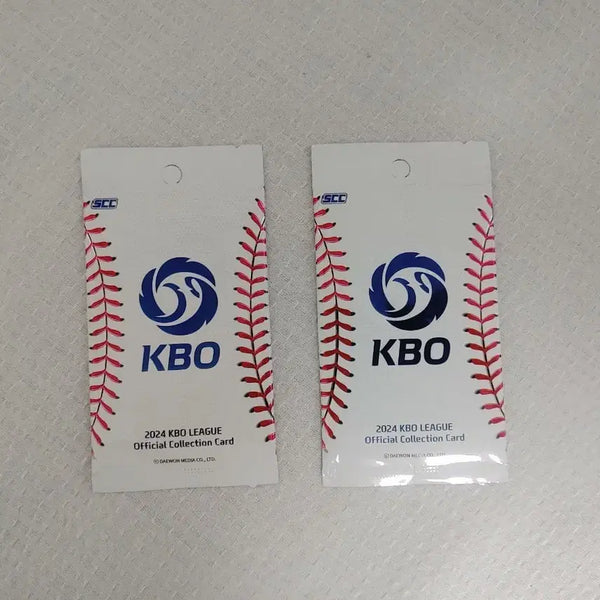 [BUNJANG] 2024 KBO League Official Collection Cards (2 Cards, Sealed) / 2024 KBO 리그 오피셜 컬렉션 카드 2매 미개봉