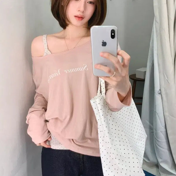 [BUNJANG] Slowand Made Onne One Shoulder T-shirt / [새상품/원가 3.3] 슬로우앤드 made. 온느 여리핏 원숄더티셔츠