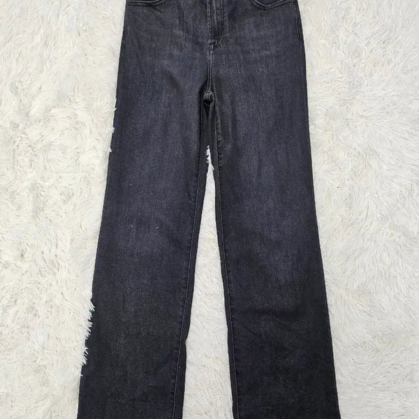 [BUNJANG] Theory Black Washed Denim Pants Size 25 / 띠어리 블랙 워싱 데님 팬츠 25