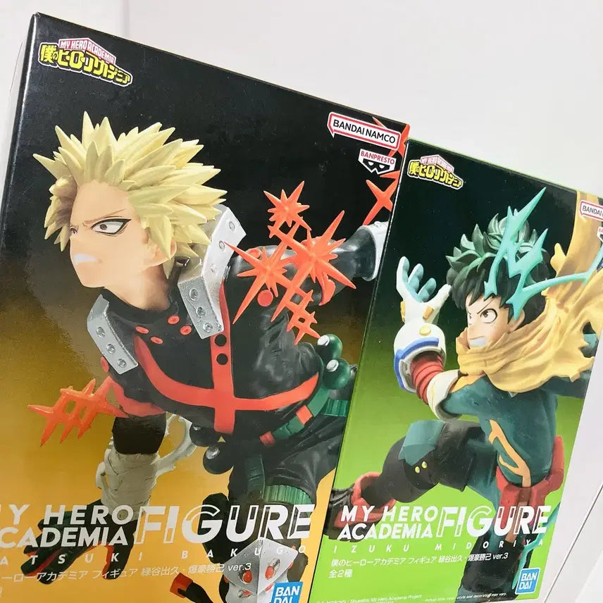 [BUNJANG] Banpresto My Hero Academia Izuku Midoriya & Katsuki Bakugo Figure Bundle Set / 반프레스토 히로아카 미도리야 바쿠고 피규어 일괄