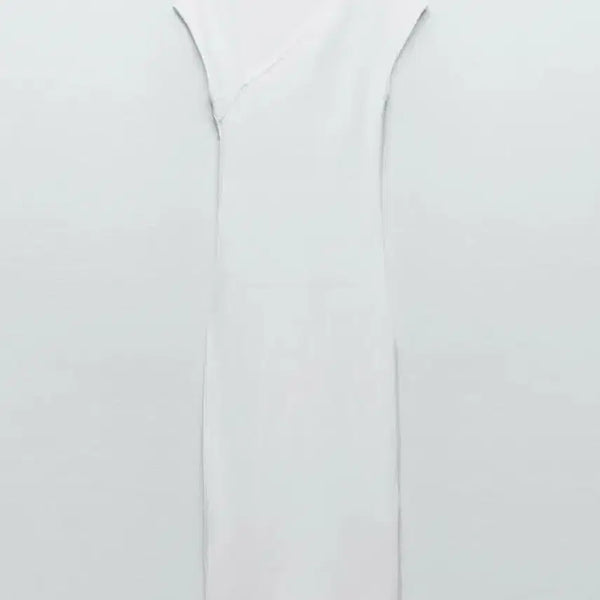 [BUNJANG] Zara Asymmetric Neck Sleeveless Dress (New) / 자라 민소매 언발란스 네크 원피스(새상품)/s