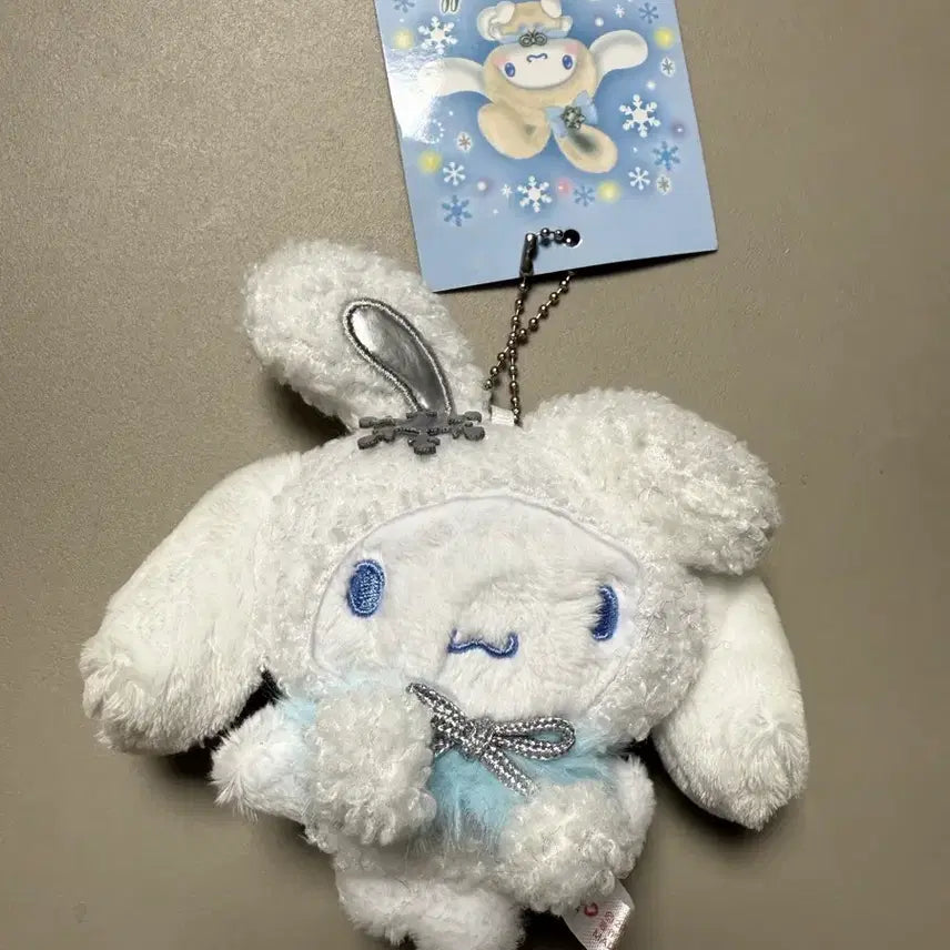 [BUNJANG] Cinnamoroll Snow Rabbit Plush / 시나모롤 스노우 래빗 눈토끼 인형
