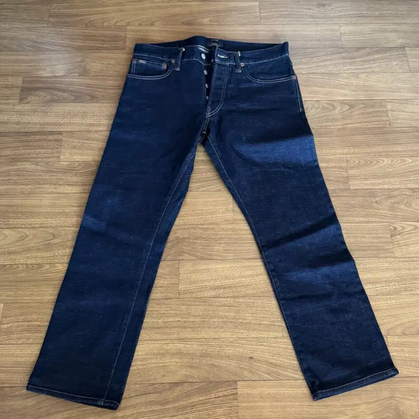 [BUNJANG] Polo Ralph Lauren Berwick Slim Straight Fit Selvedge Denim Jeans / 폴로 베릭슬림 스트레이트핏 셀비지 데님 허리32 택만제거 밑단수선