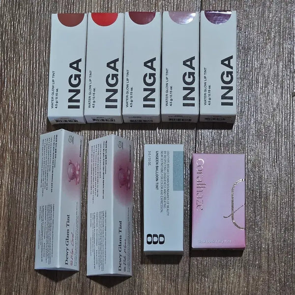 [BUNJANG] Inga, Passioncat, Coral Haze Lip Tints - Sealed / [미개봉 새제품] 웜톤 쿨톤 틴트 정리 코랄헤이즈 잉가 패션캣