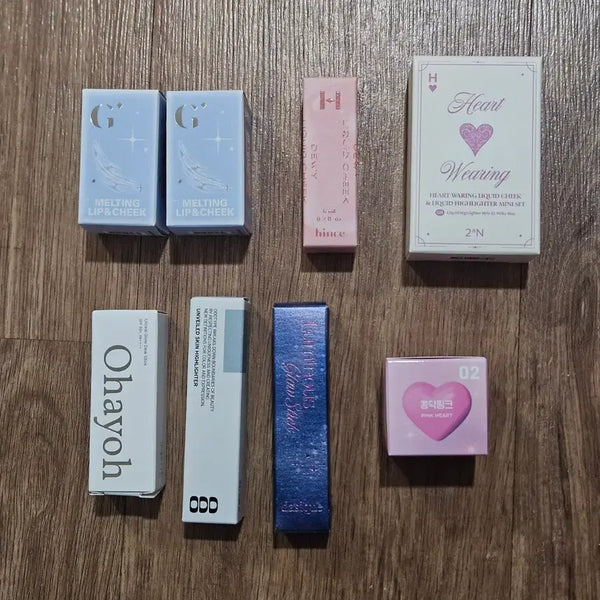 [BUNJANG] Various Korean Liquid Blushes & Highlighters (Glint, 2aN, Dasique, Odius Type, Oh Hey Oh, Colorgram) / 웜톤 쿨톤 리퀴드 치크 하이라이터 정리 글린트 힌스 투에이엔 데이지크 등