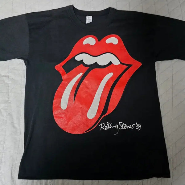 [BUNJANG] 80s Rolling Stones Band T-Shirt Single Stitch / [XL] 80s 롤링스톤즈 1989 밴드티 ver. 굿컨디션