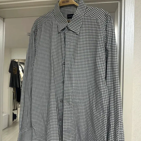 [BUNJANG] Zegna Check Shirt XL / [XL]제냐 체크셔츠