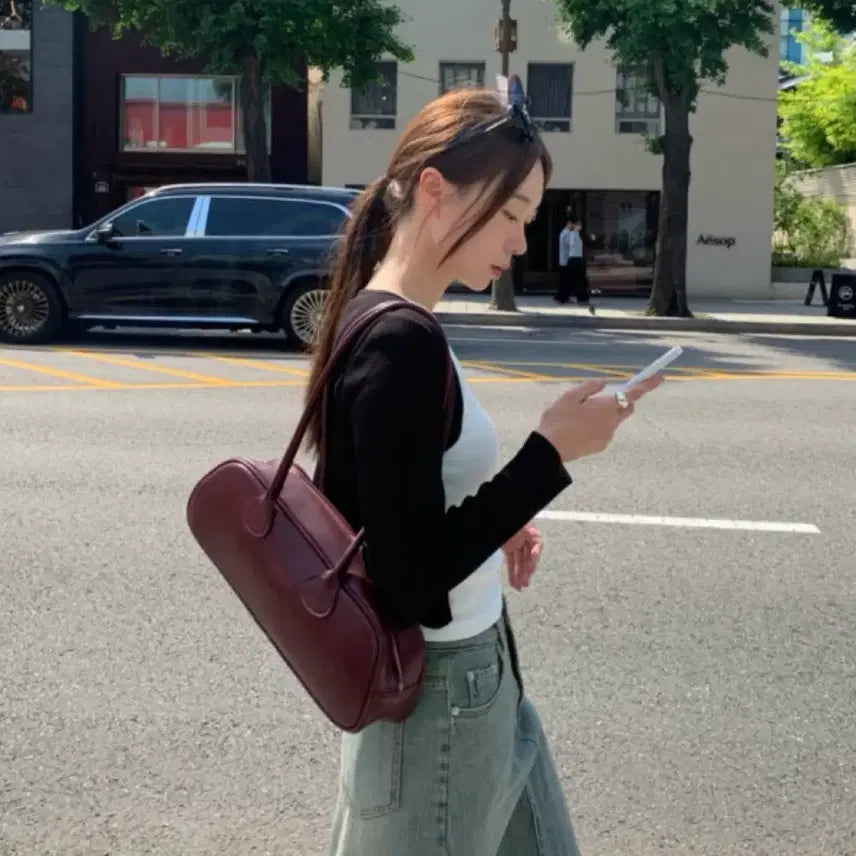 [BUNJANG] Your J Sera Linen Button Cardigan Black / 유어제이 세라 린넨 버튼 가디건 블랙