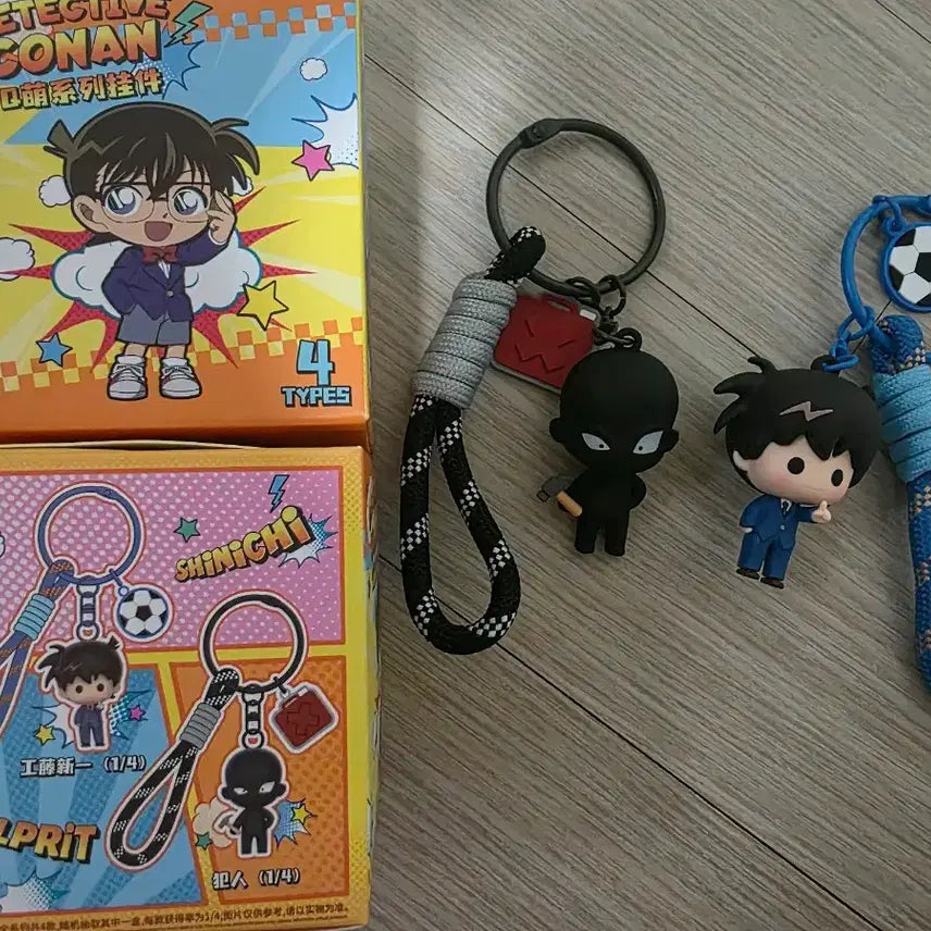 [BUNJANG] Detective Conan Shinichi Kudo Keychain (Opened) / DETECTIVE CONAN 코난 키링
