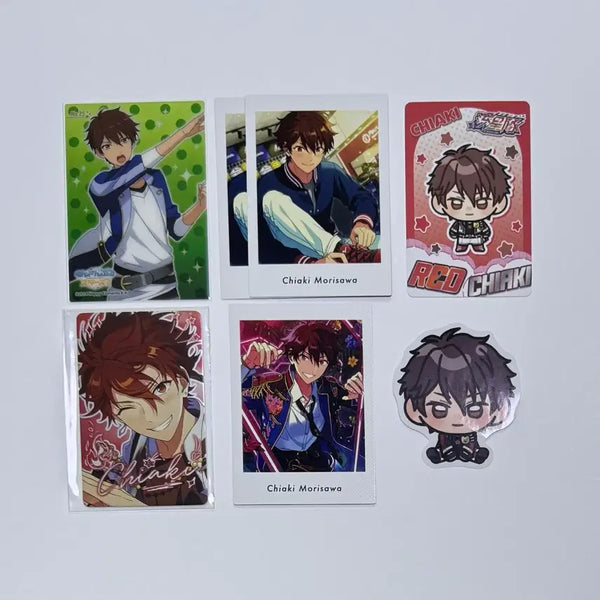 [BUNJANG] Ensemble Stars Chiaki Fashots Clear Card Set / 앙스타 치아키 파샷츠5탄 클리어카드 와글와글 포카 스티커 9주년 포카
