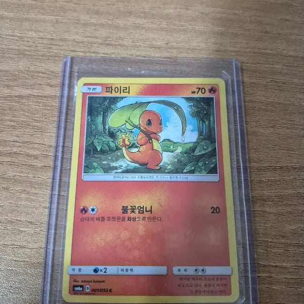 [BUNJANG] Pokemon Charizard 2018 Card / 포켓몬 카드 파이리 2018