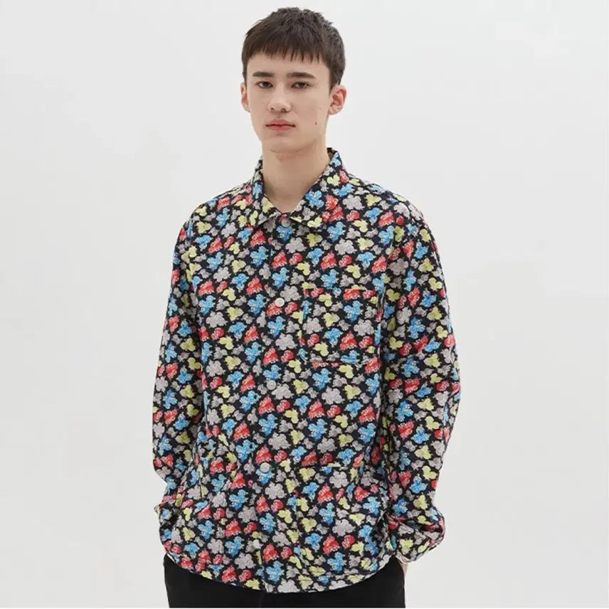 [BUNJANG] Wecanters Floral Jacket and Pants Set / 위캔더스 플로랄 자켓,팬츠 세트