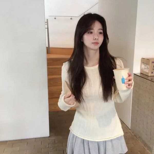 [BUNJANG] Modoshop Blossom Knit Ivory / 모도샵 블라썸 니트