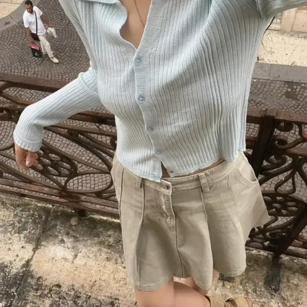 [BUNJANG] Maybe Baby Dearlist Alpe Watery Blue Cardigan / 메이비베이비 디어리스트 alpe 워터리블루 가디건