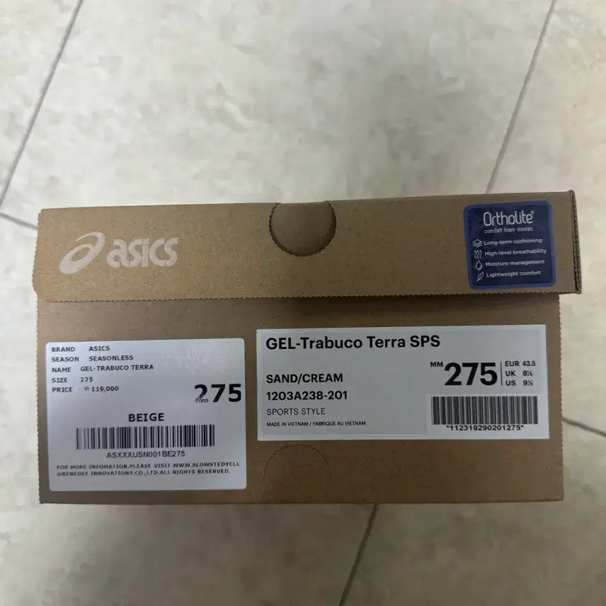 [BUNJANG] Asics Gel-Trabuco Terra Hiking Shoes 275mm / 아식스 젤 트라부코 테라 275mm