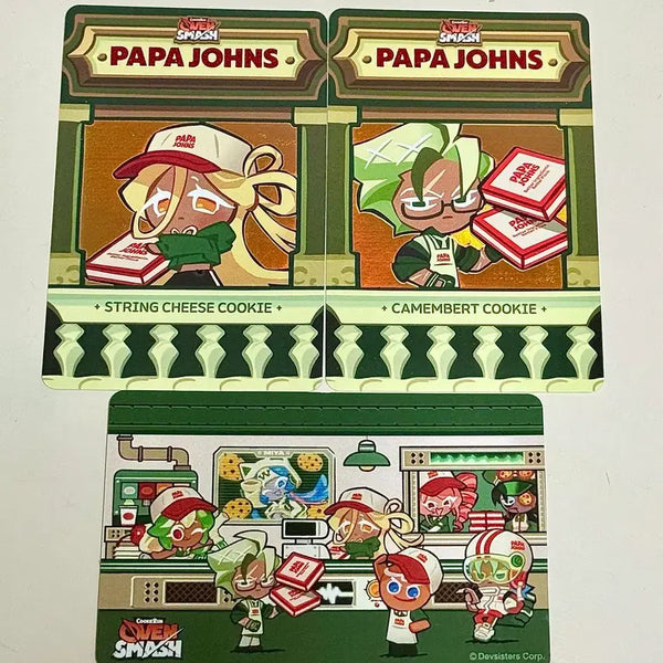 [BUNJANG] Papa John's x Cookie Run Photocard Lactose / 파파존스 x 쿠키런 포토카드 락토스