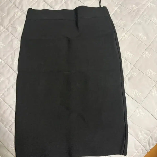 [BUNJANG] BCBG Max Azria Black Knit Skirt / BCBG 막스아즈리아 블랙 스커트 44-55