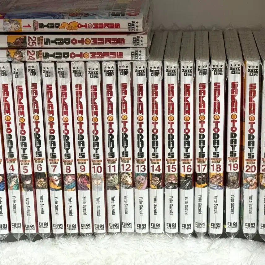 [BUNJANG] Sakaboto Days Complete Set Volumes 1-25 First Edition / 사카모토데이즈 1~25 전권 일괄 판매 양도합니다
