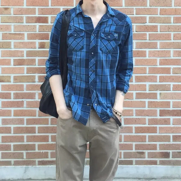 [BUNJANG] Diesel Checkered Shirt / 디젤 체크 셔츠
