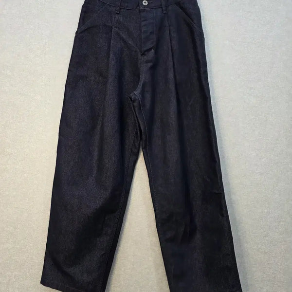 [BUNJANG] ZERO Raw Denim Wide Leg Pants XEROBNR / 제로 생지 와이드 데님 팬츠 XEROBNR