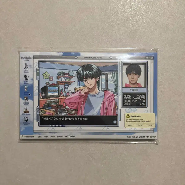 [BUNJANG] NCT WISH Yushi Log In Photo Set / 엔시티위시 유우시 로그인 포토세트 md log in yushi