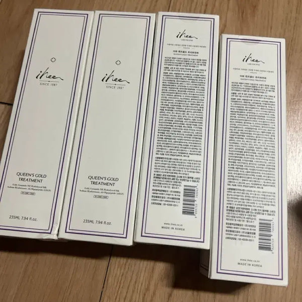 [BUNJANG] LeeHee Queen's Gold Treatment 235ml (4-Pack) / 이희 퀸즈 골드 트리트먼트 235ml x4개