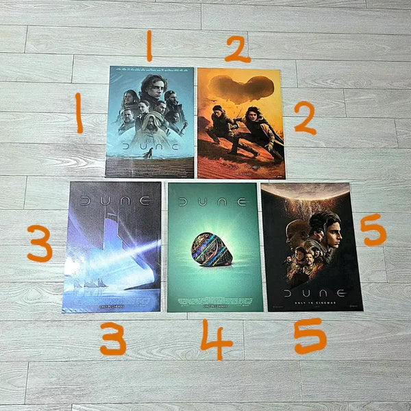 [BUNJANG] Dune 1 & 2 IMAX Dolby Cinema Re-release A3 Posters / 듄1,2 아맥돌비반지모래재개봉기획전 포스터 듄 포스터 듄포스터