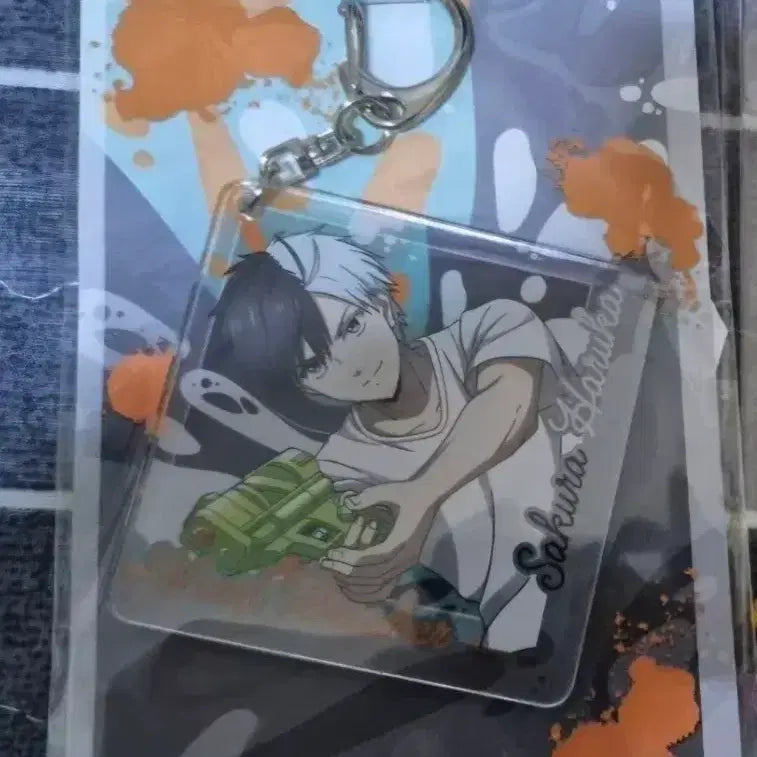 [BUNJANG] Weverse Sakura Acrylic Keyring / 윈브레 사쿠라 물총 아크릴 키링