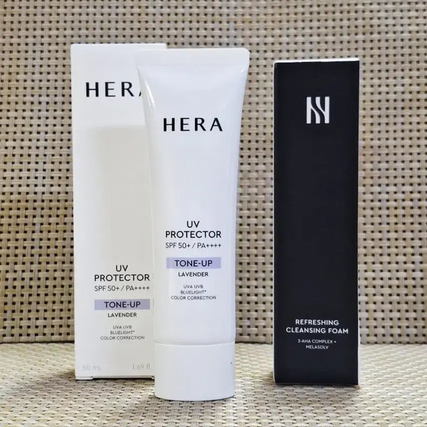[BUNJANG] Hera NEW UV Protector Tone-Up Lavender 50ml Sunscreen / 헤라 NEW UV프로텍터 톤업 라벤더 50ml(선크림)