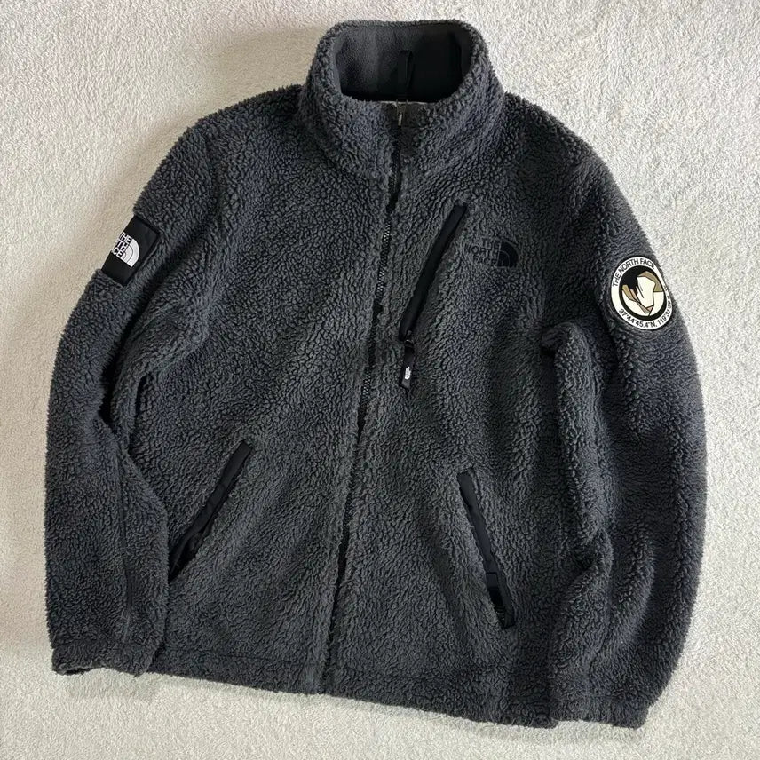 [BUNJANG] The North Face White Label Charcoal Grey Fleece / 노스페이스 화이트라벨 차콜 그레이 후리스