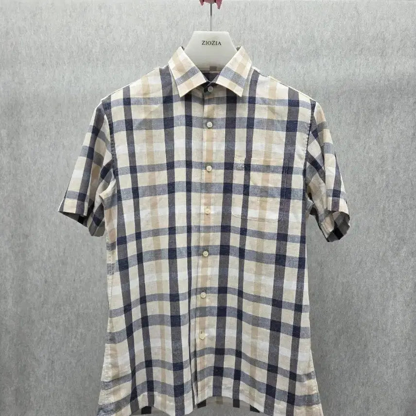 [BUNJANG] Daks Men's Short Sleeve Shirt Size 100 / 남성 100 닥스 셔츠 반팔