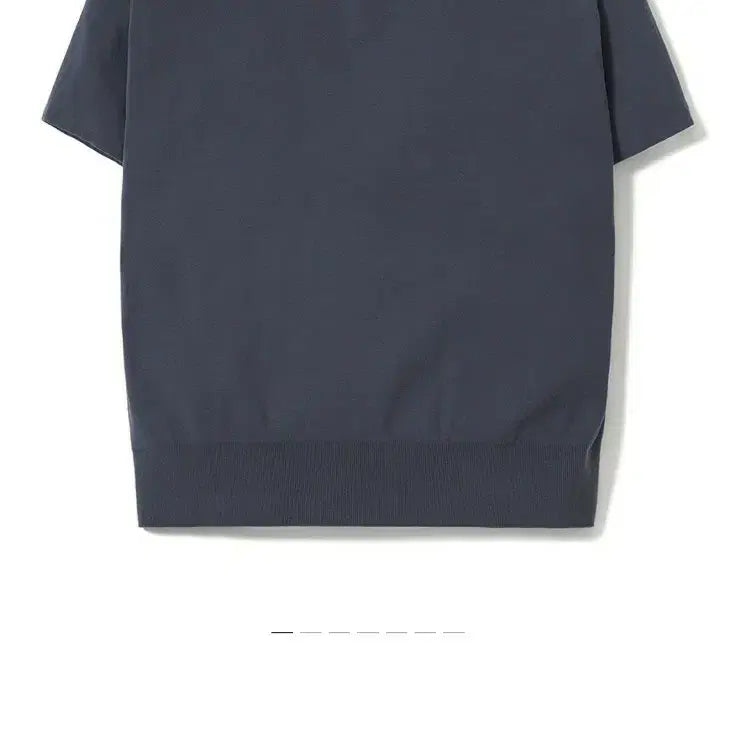 [BUNJANG] Pottery Ice Cotton Comfort Half Collar Knit Cement M / (ss시즌) 포터리 아이스코튼 컴포트 하프 카라 니트 시멘트 (M)