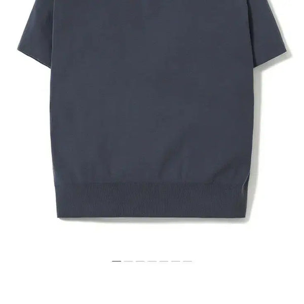 [BUNJANG] Pottery Ice Cotton Comfort Half Collar Knit Cement M / (ss시즌) 포터리 아이스코튼 컴포트 하프 카라 니트 시멘트 (M)