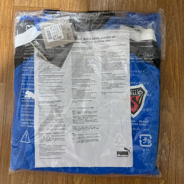 [BUNJANG] Pohang Steelers Puma Half-Zip Sweatshirt - Blue, Size L / 포항스틸러스 하프집업 블루