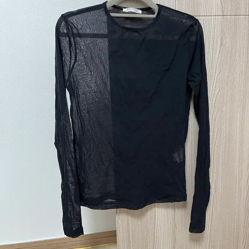 [BUNJANG] Zara Trafaluc Sheer Long Sleeve Blouse / (새옷)자라 트라팔룩 시스루 긴팔 블라우스
