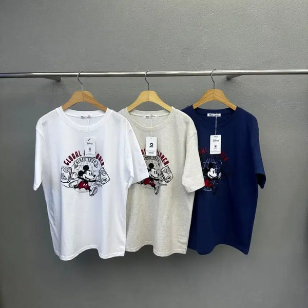 [BUNJANG] Genuine Mickey Mouse Short Sleeve T-Shirt (3 Colors) / 새상품 3컬러 정품 미키마우스 반팔 티셔츠