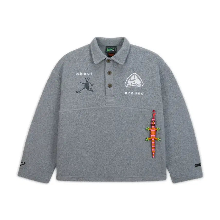 [BUNJANG] Nike x CPFM Polo Grey / 나이키 acg cpfm 폴로 그레이